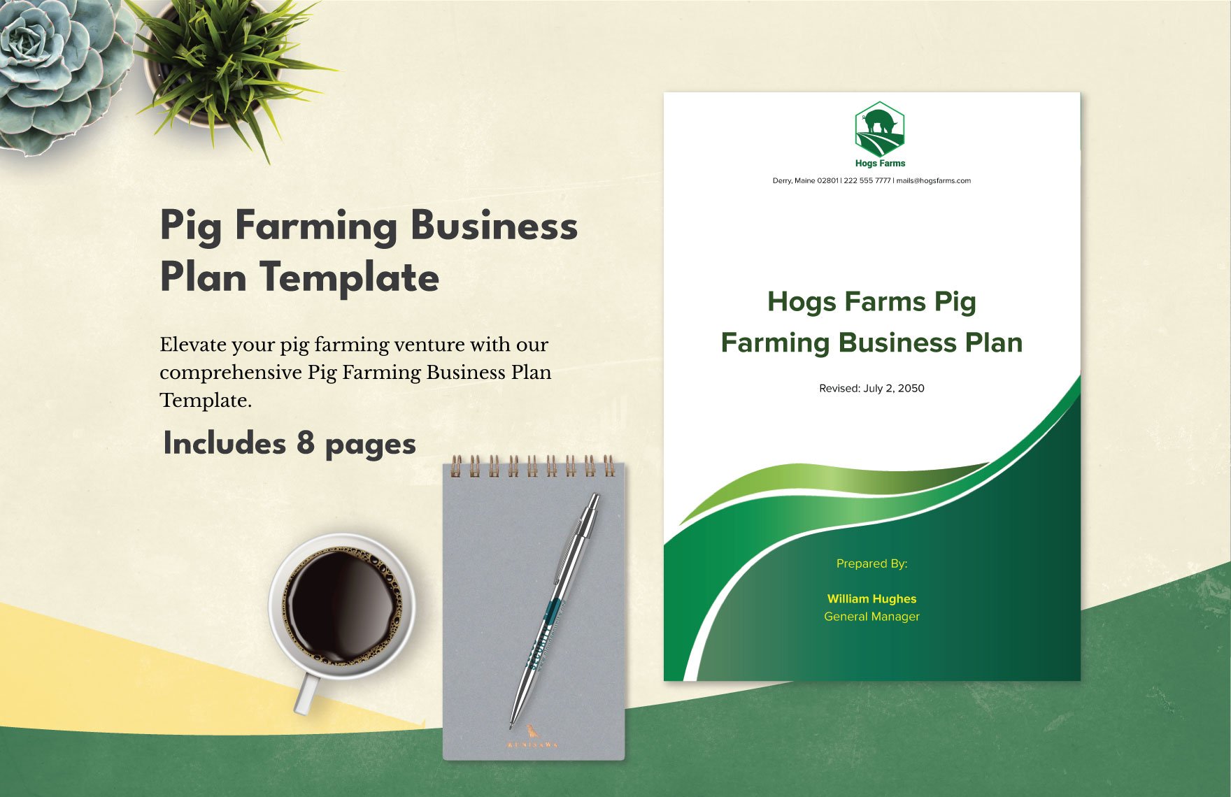Pig Farming Business Plan Template