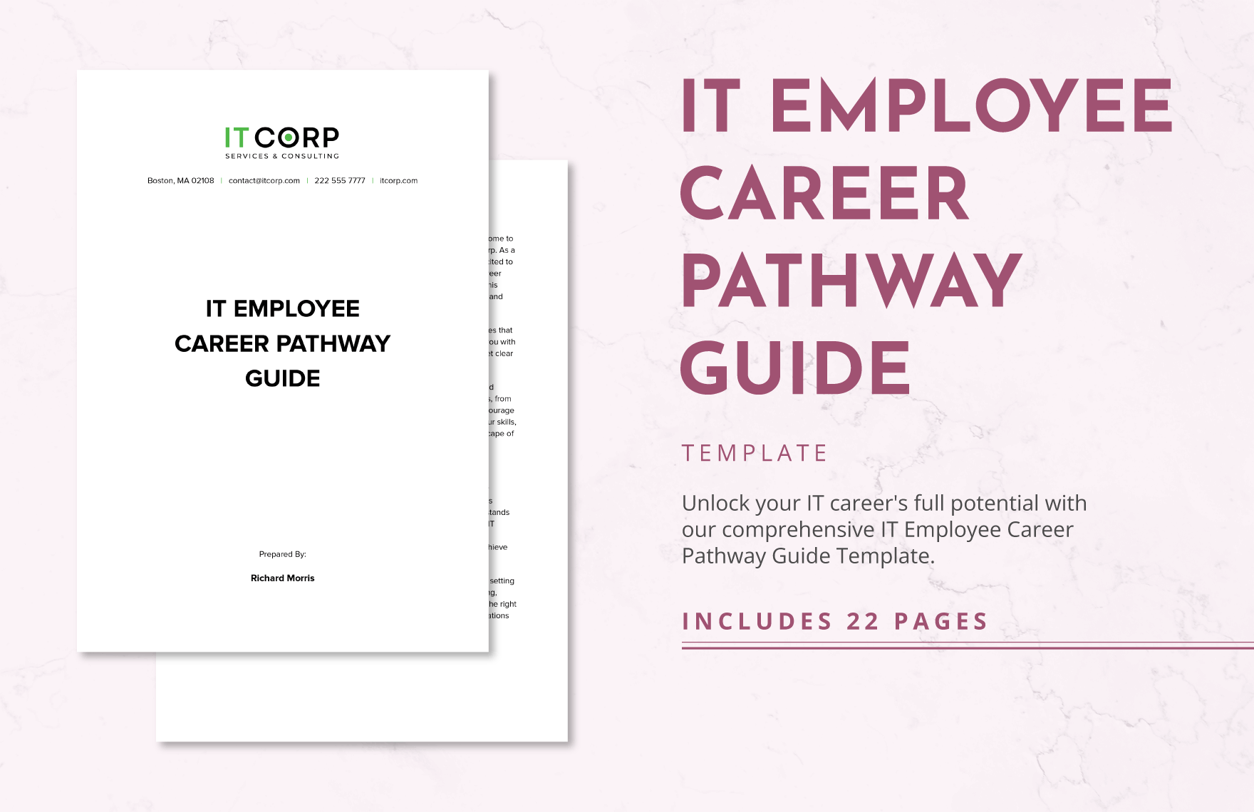 IT Employee Career Pathway Guide Template