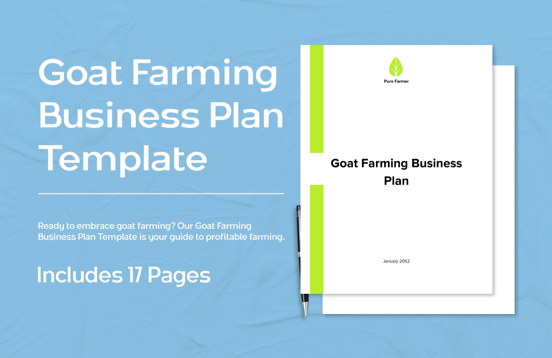 Goat Farming Business Plan Template