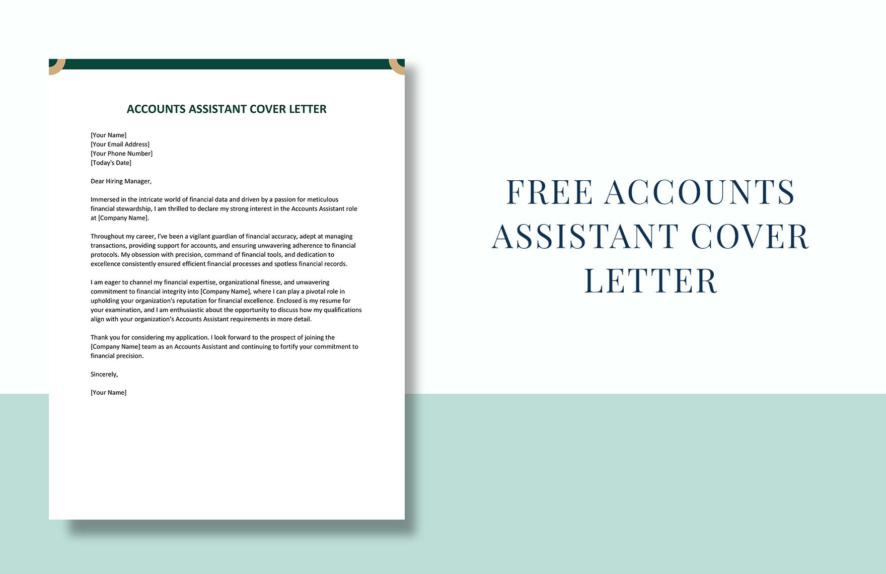Accounts Assistant Cover Letter