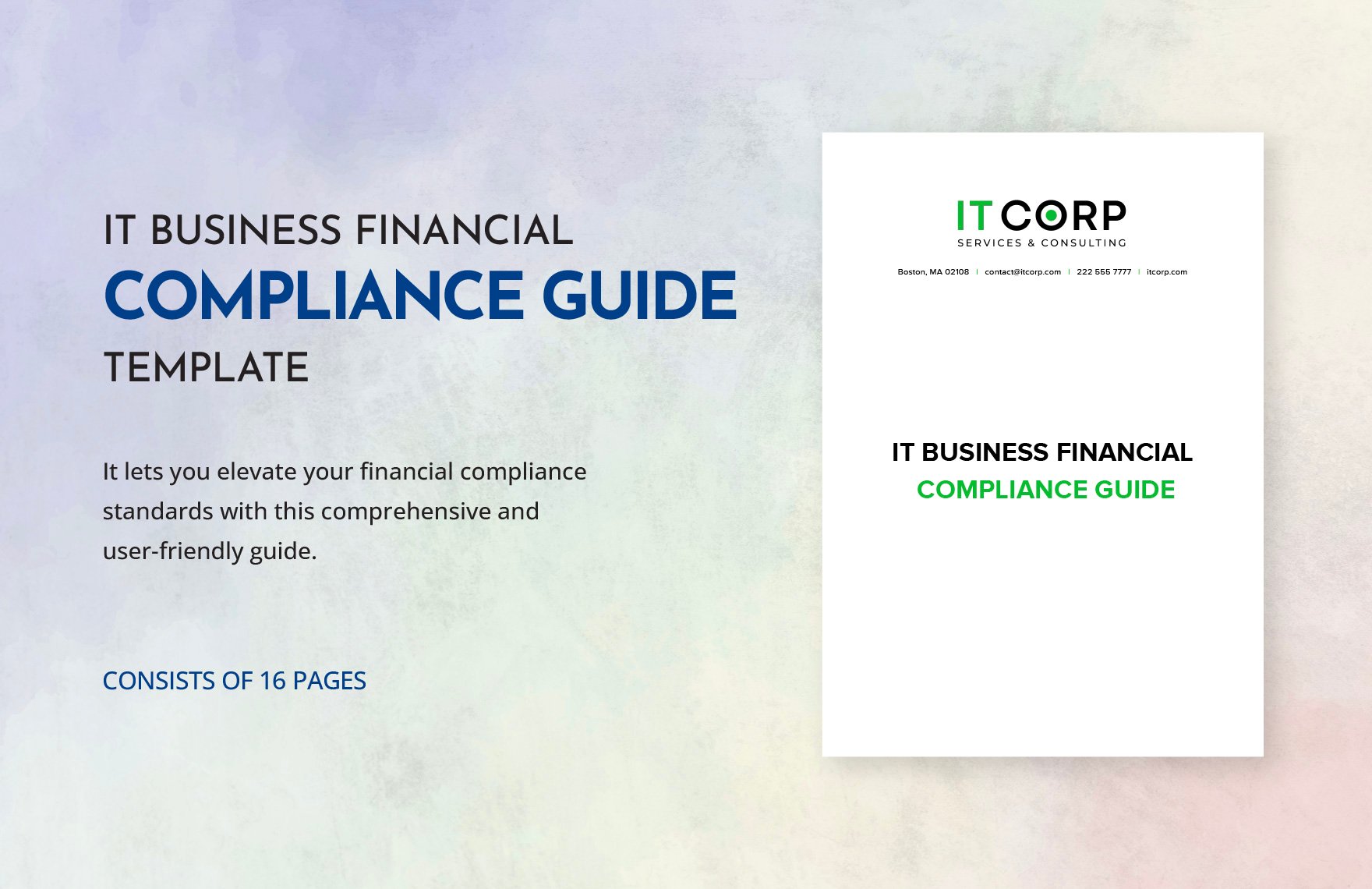IT Business Financial Compliance Guide Template