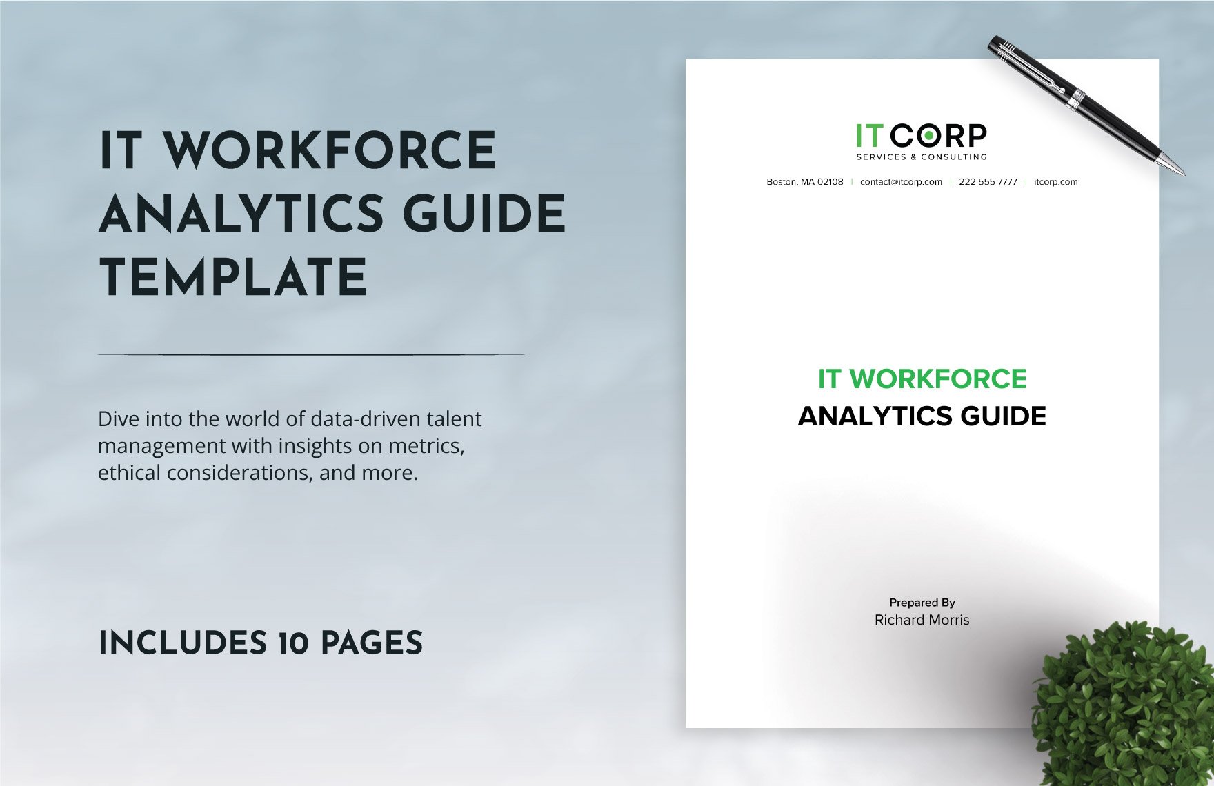 IT Workforce Analytics Guide Template