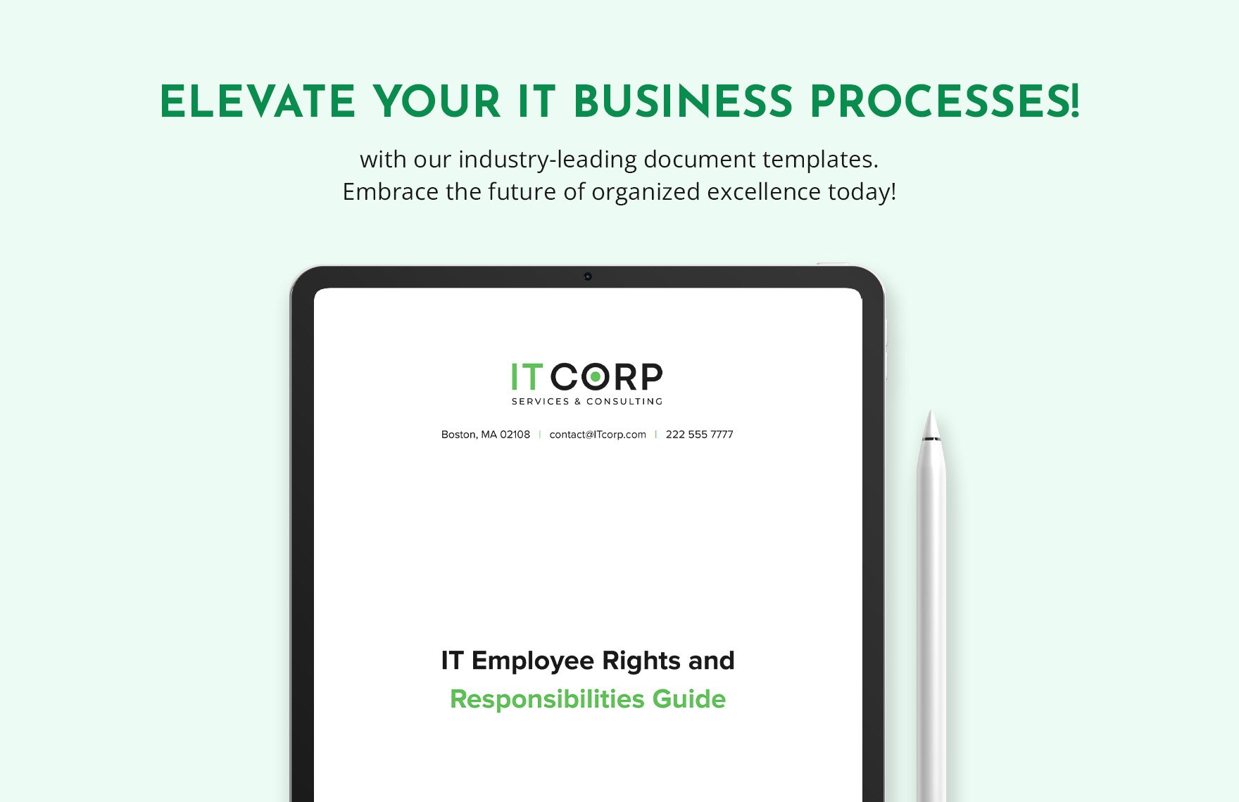 IT Employee Rights and Responsibilities Guide Template