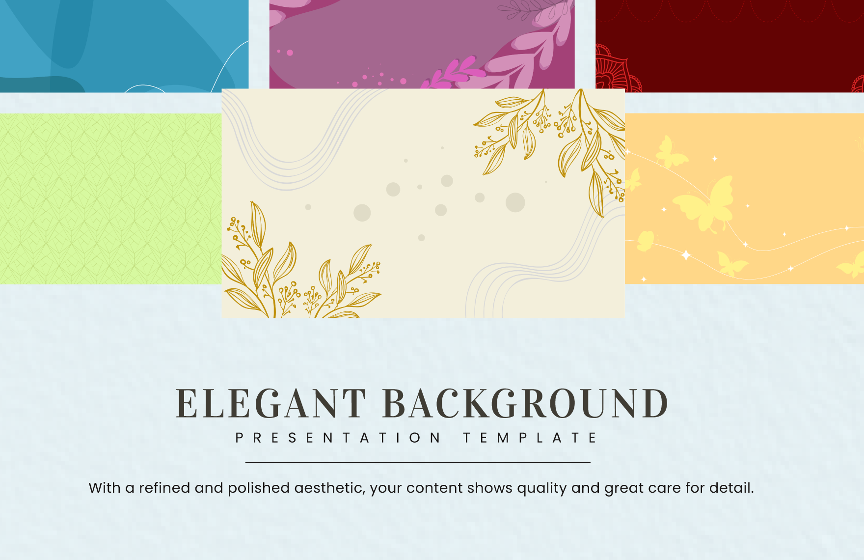 Elegant Background Presentation Template