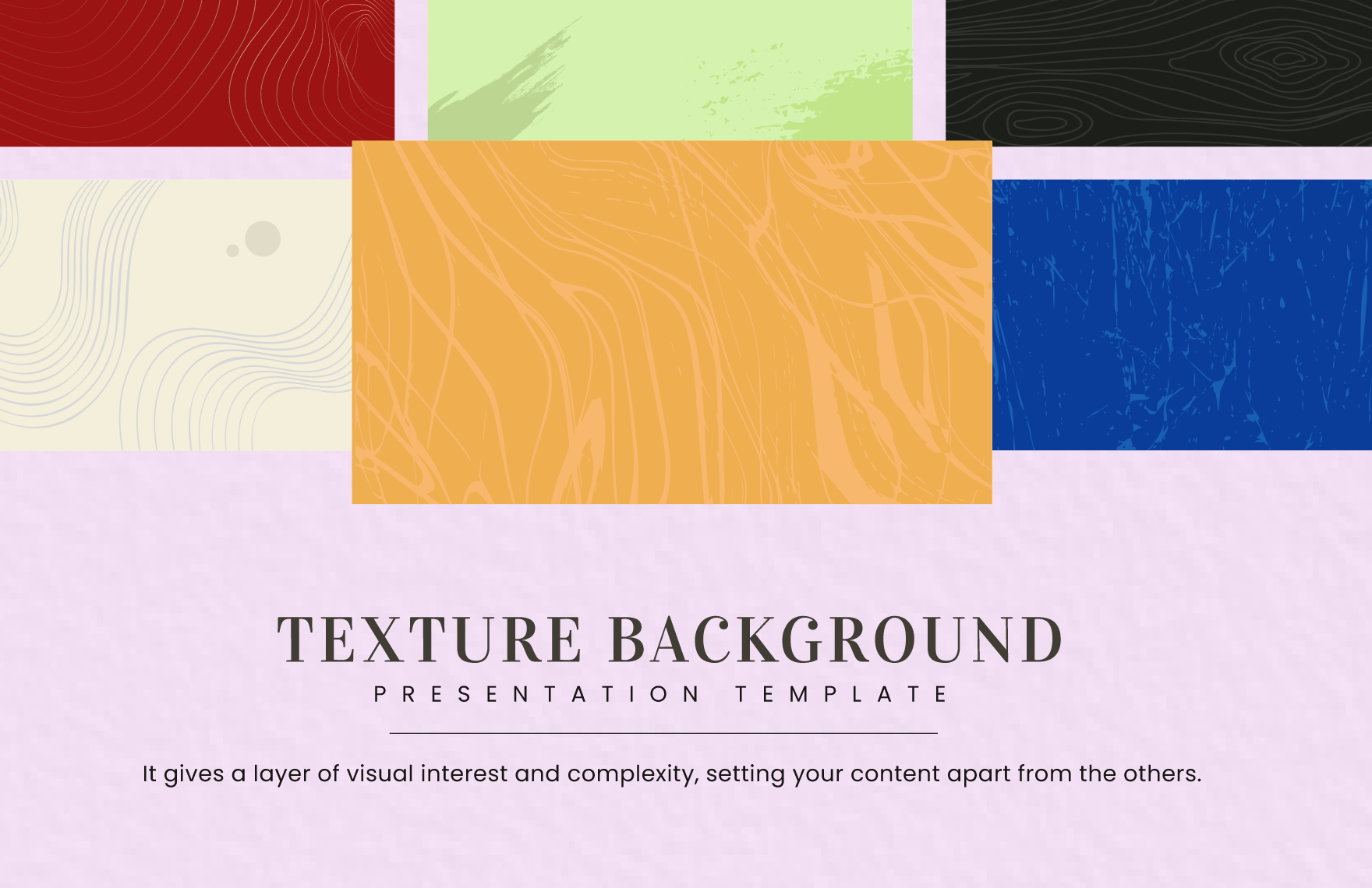 Texture Background Presentation Template
