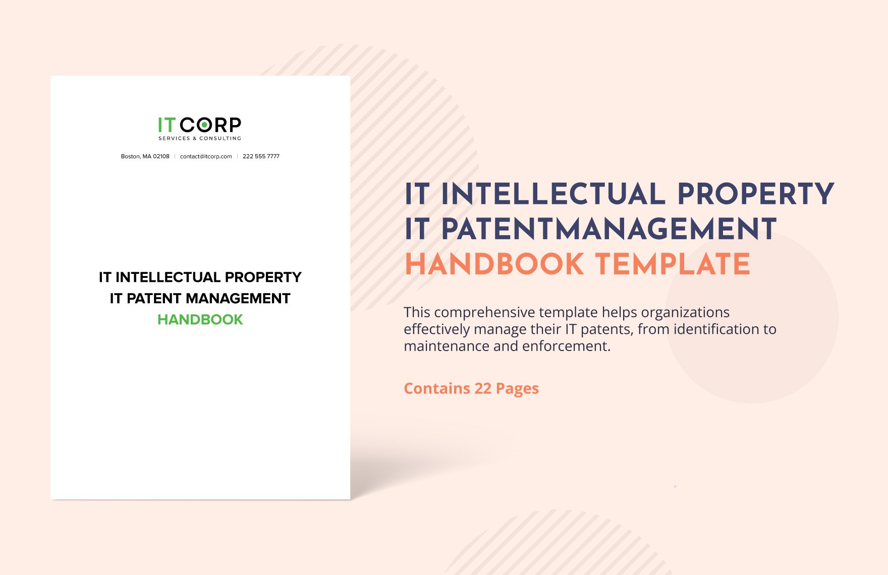 IT Intellectual Property IT Patent Management Handbook Template