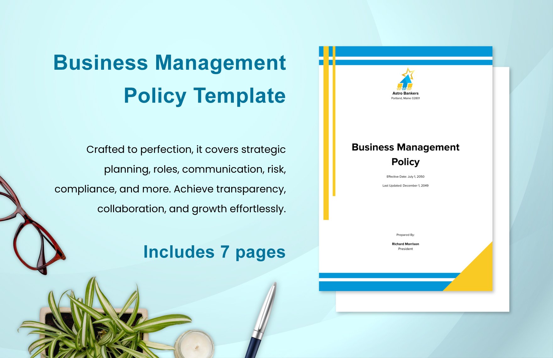 Business Management Policy Template
