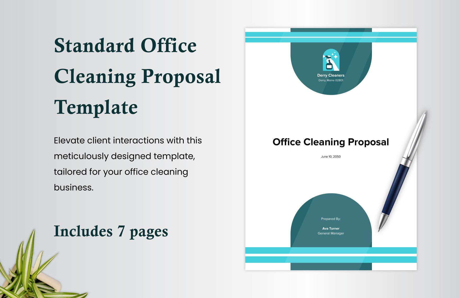 Standard Office Cleaning Proposal Template