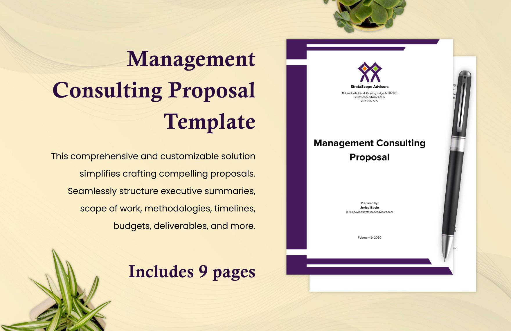 Management Consulting Proposal Template