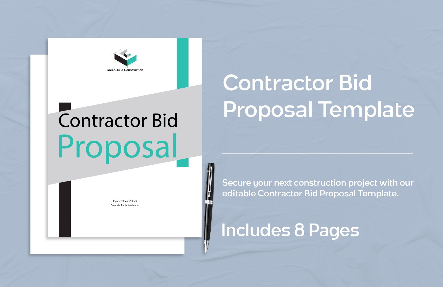 Contractor Bid Proposal Template