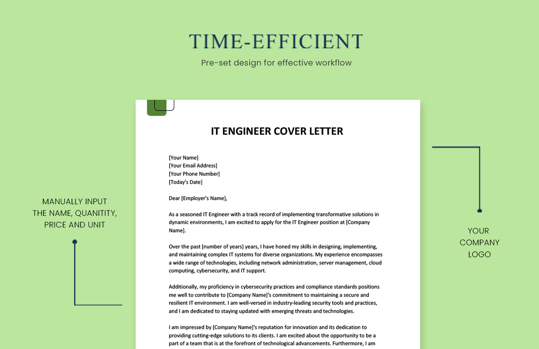 IT Engineer Cover Letter