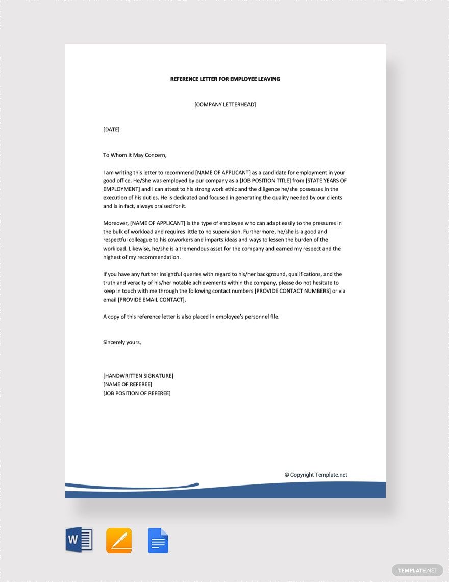 FREE Employee Letter Template Download In Word Google Docs Excel 