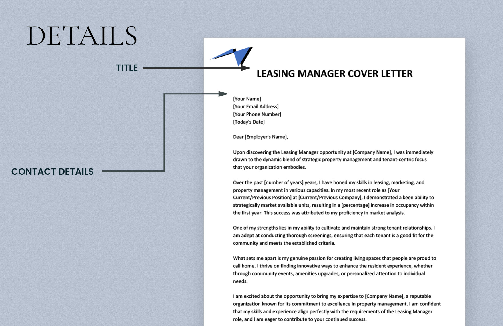 Leasing Manager Cover Letter