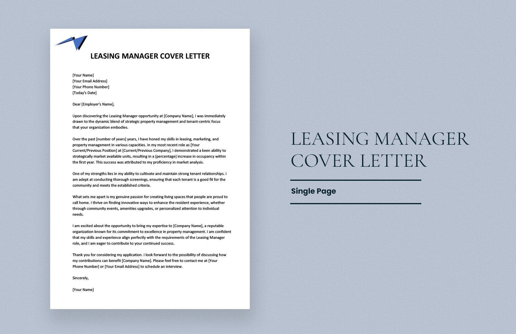 Leasing Manager Cover Letter