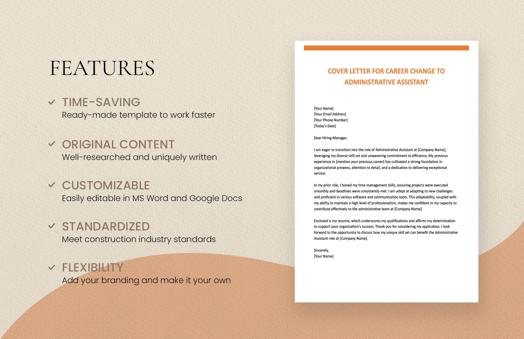 Cover Letter For Career Change To Administrative Assistant