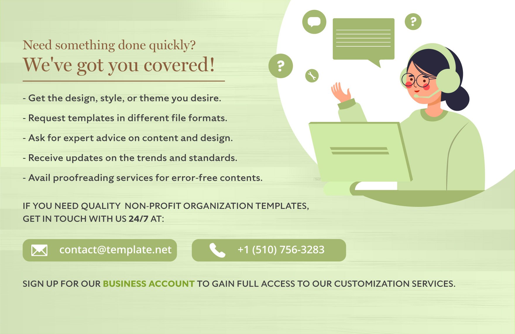 Nonprofit Organization Email Performance Report Template