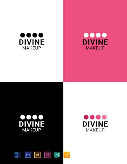 Makeup Artist logo Design Template