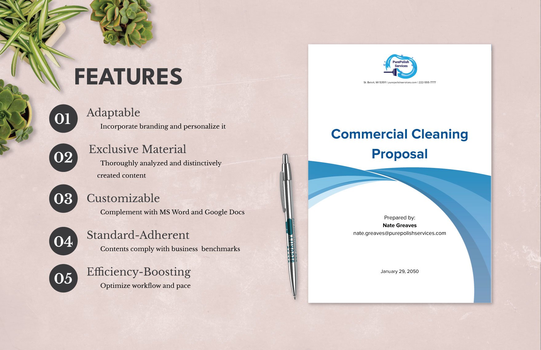 Standard Commercial Cleaning Proposal Template