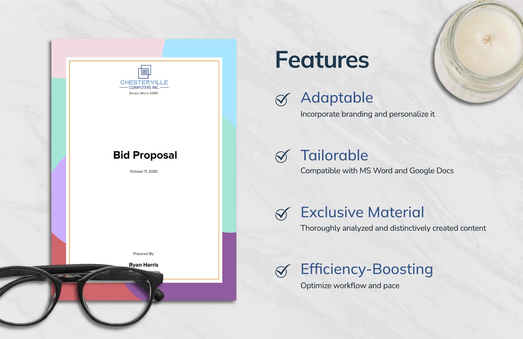 Printable Bid Proposal Sample Template