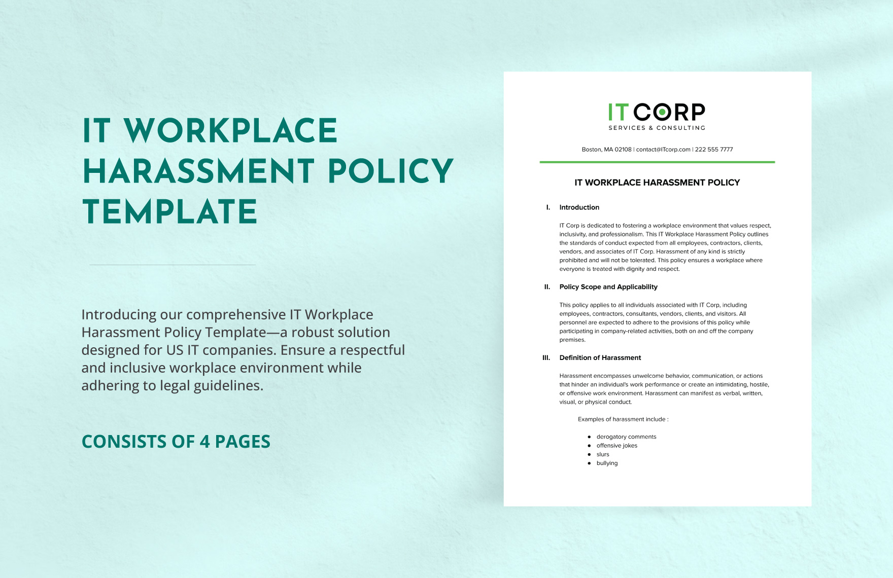 Workplace Harassment Policy Pdf India