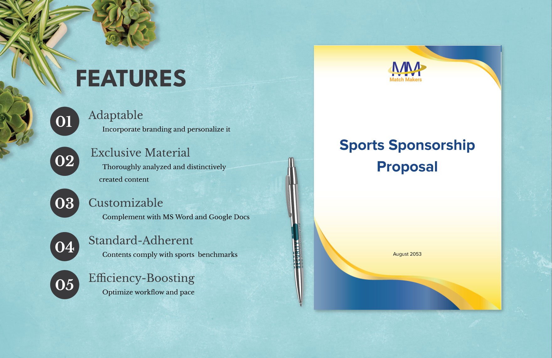 Printable Sports Sponsorship Proposal Template