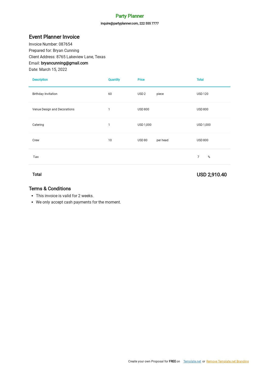 apple pages invoice template