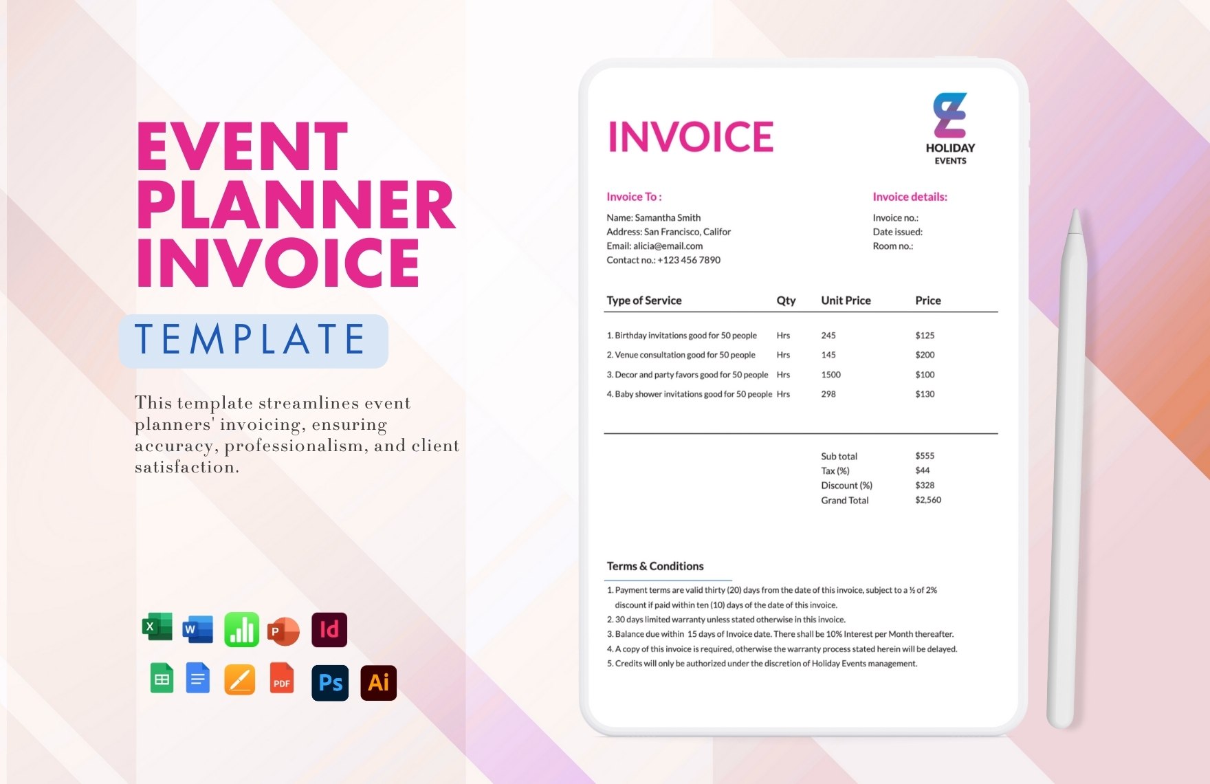 Free Planner Templates In Excel To Download Free Planner Templates In Excel To Download