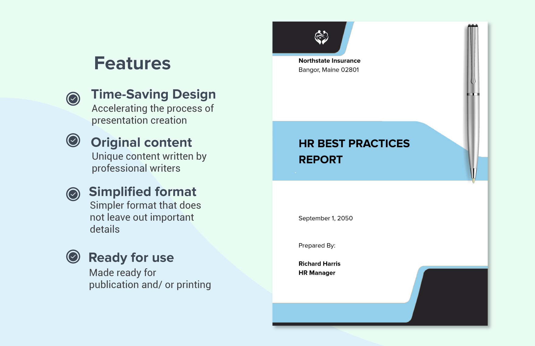 HR Best Practices Report Template