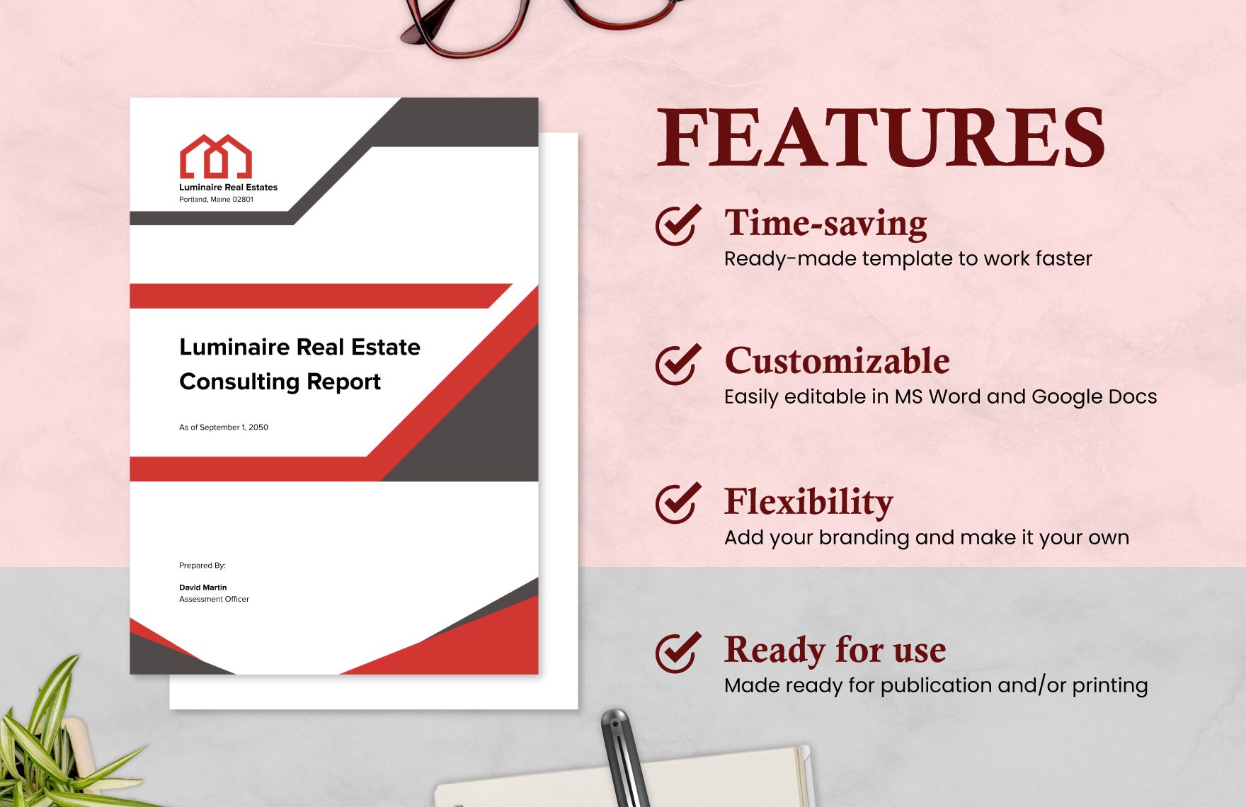 Sample Real Estate Consulting Report Template