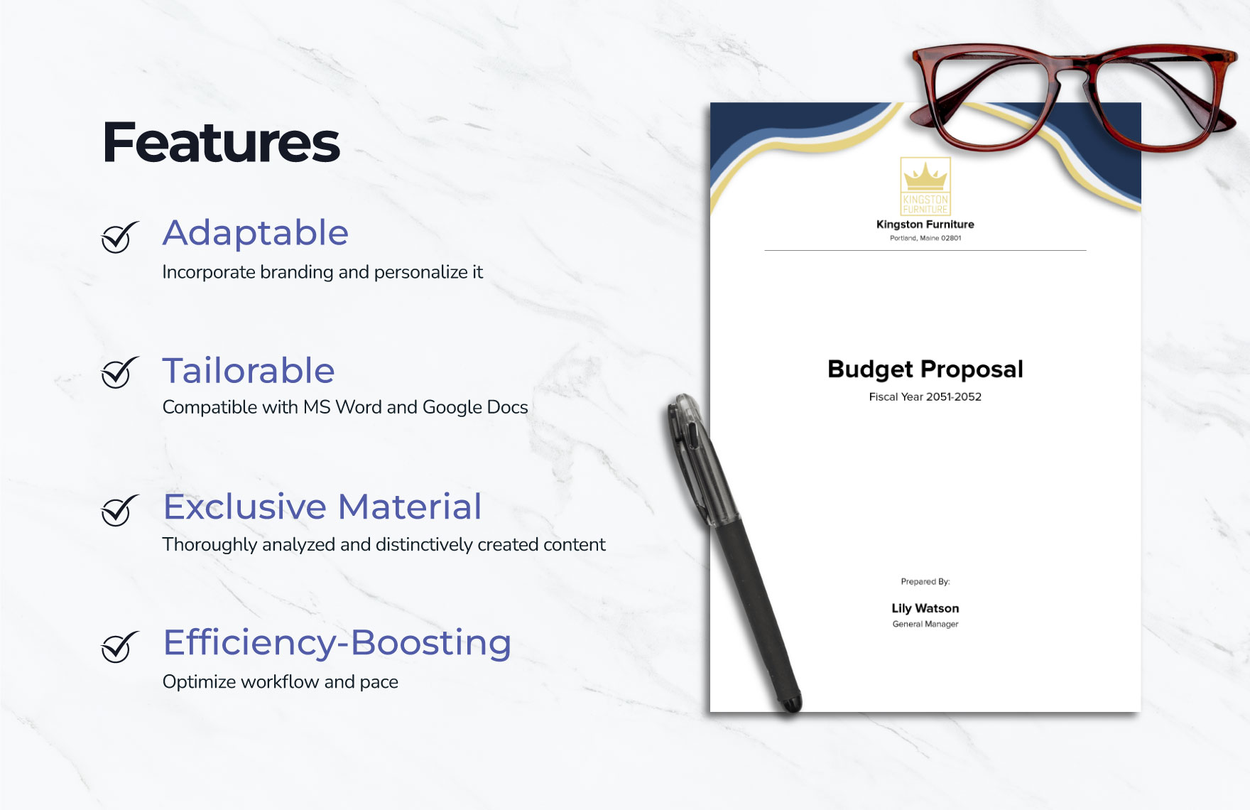 Printable Budget Proposal Template