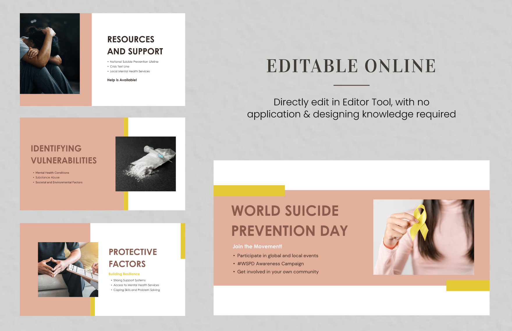 World Suicide Prevention Day Presentation Template