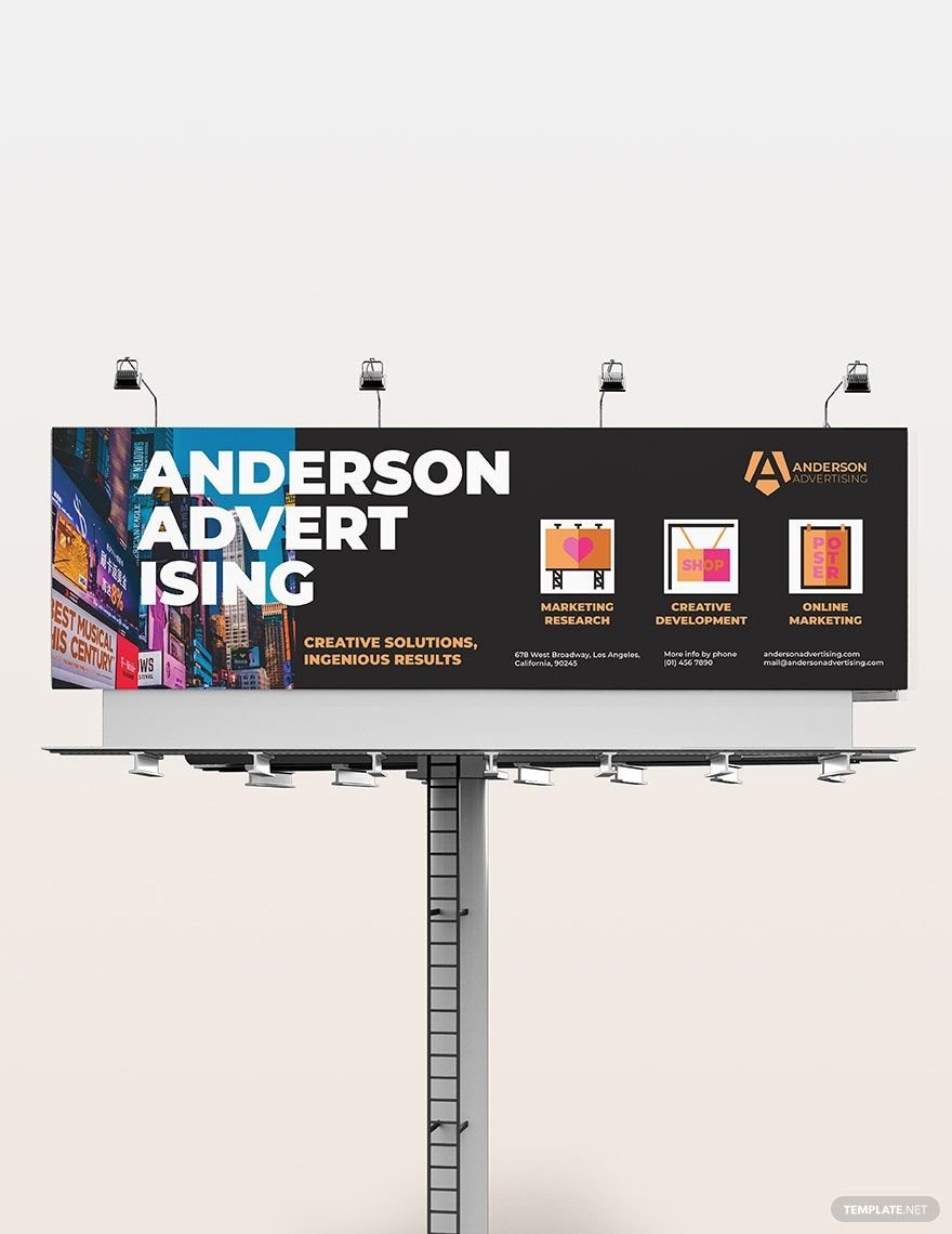 Advertising agency Billboard Template