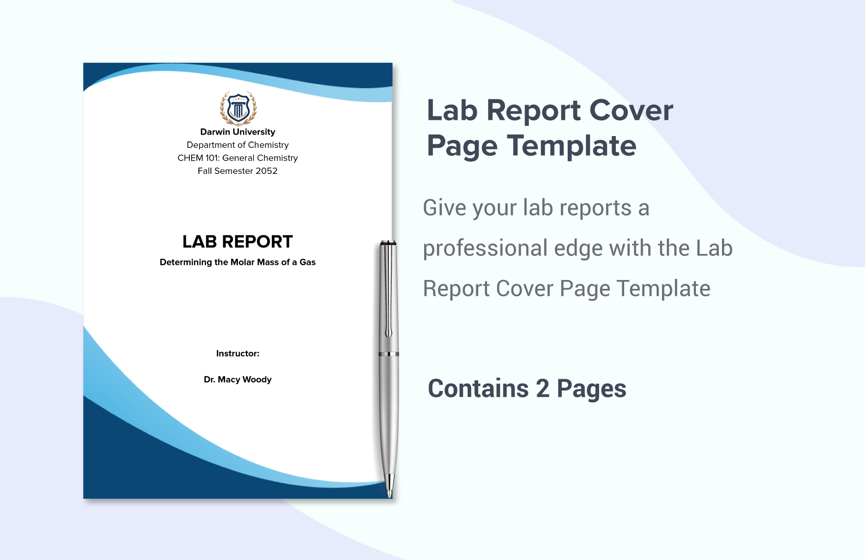 Lab Report Cover Page at genannabellablog Blog