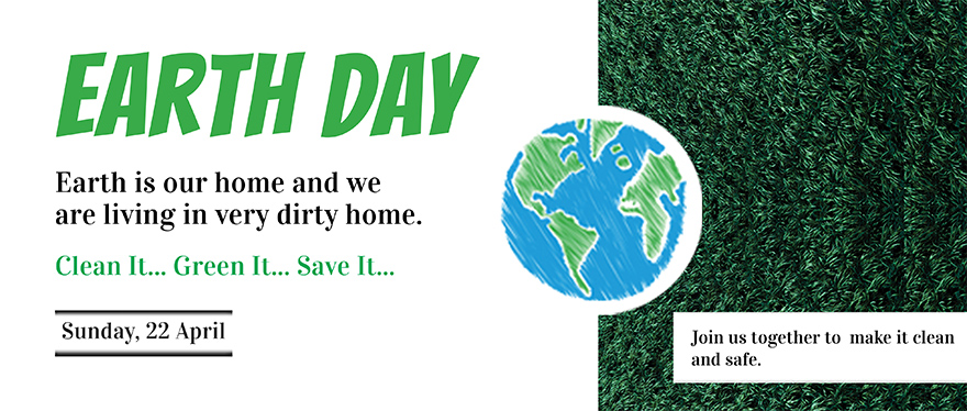 Earth Day LinkedIn Profile Banner Template