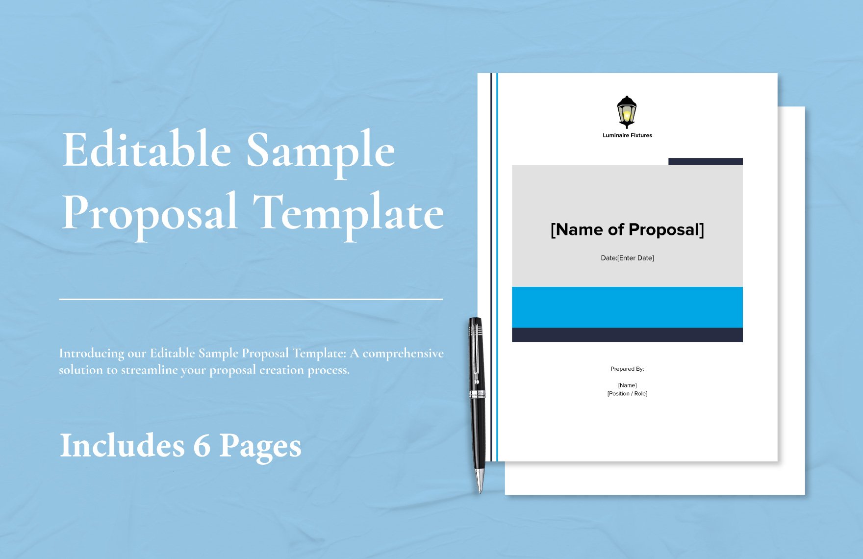 Editable Sample Proposal Template