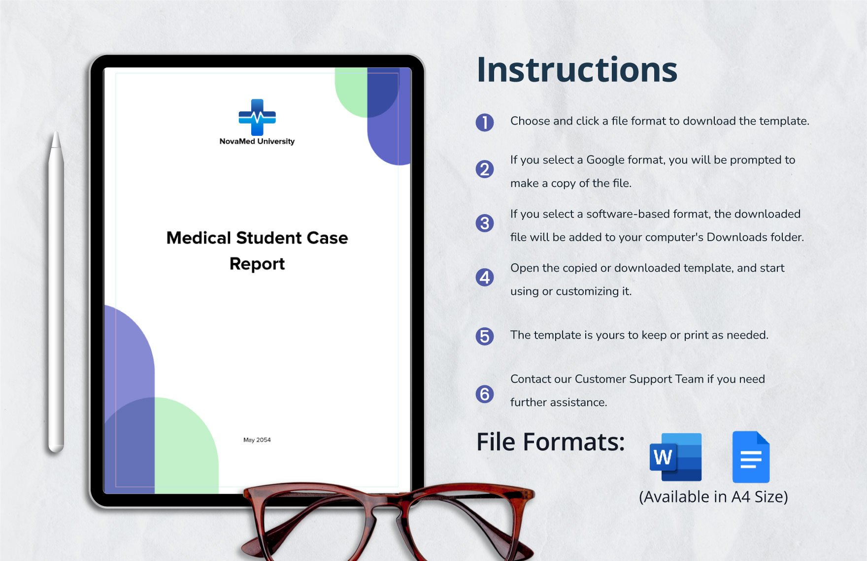 Medical Student Case Report Template