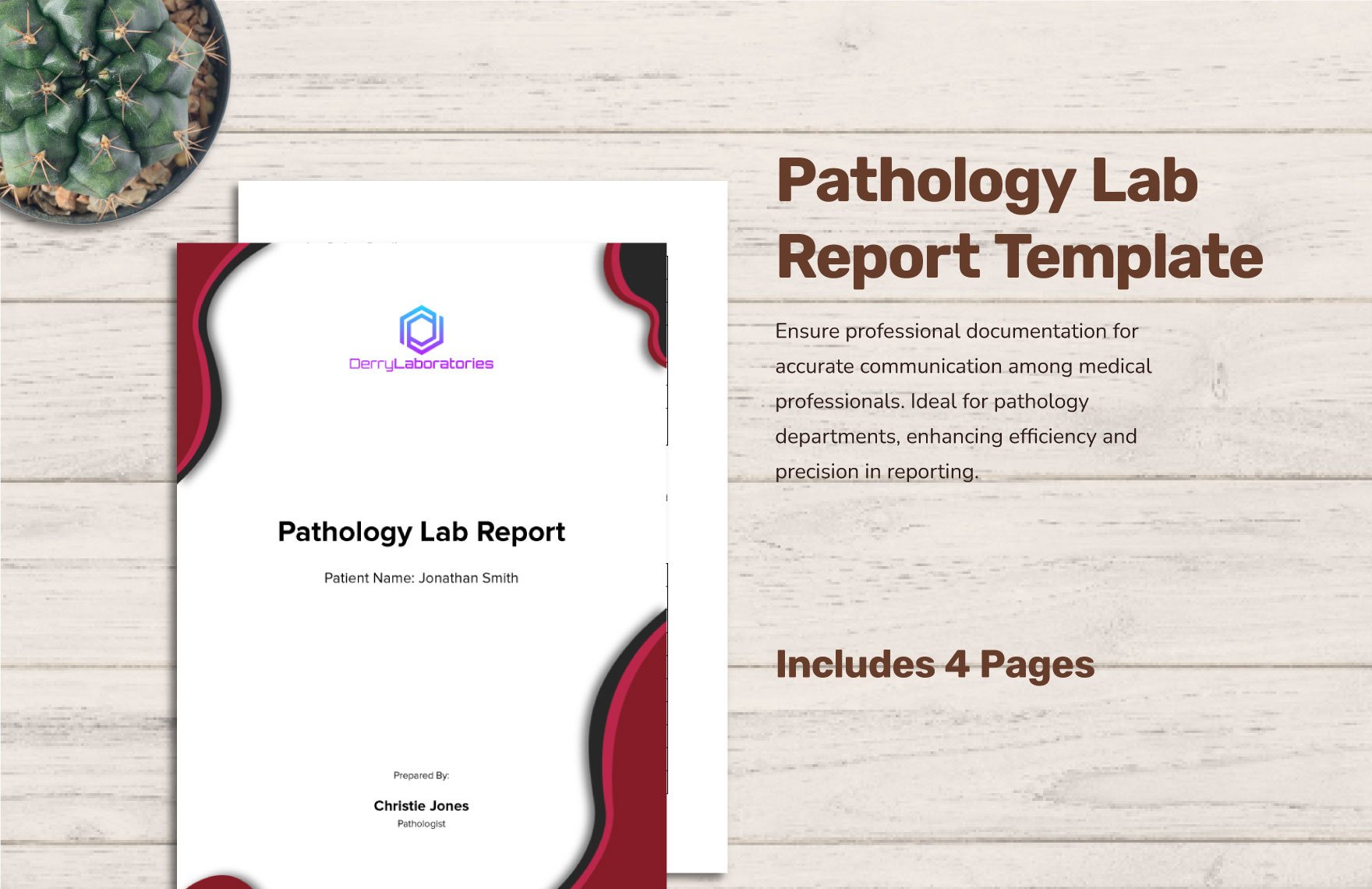 Pathology Lab Report Template