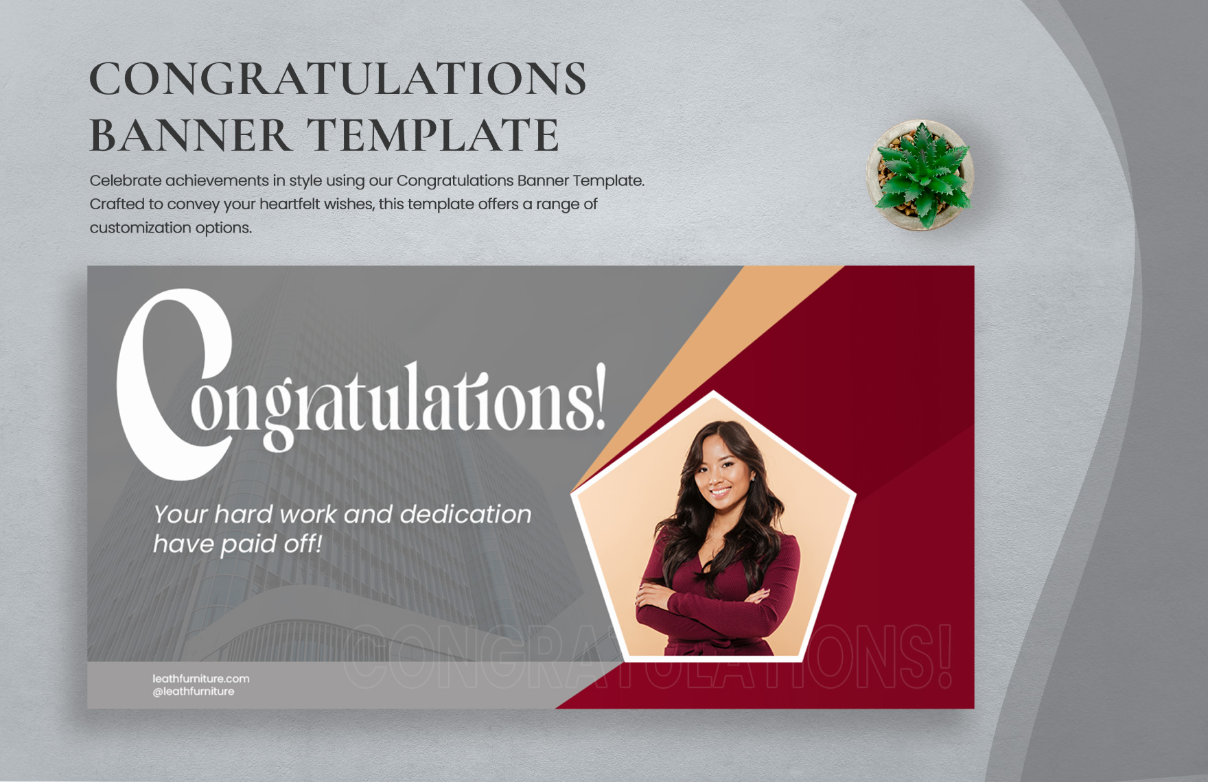 Congratulations Banner Template Free Download