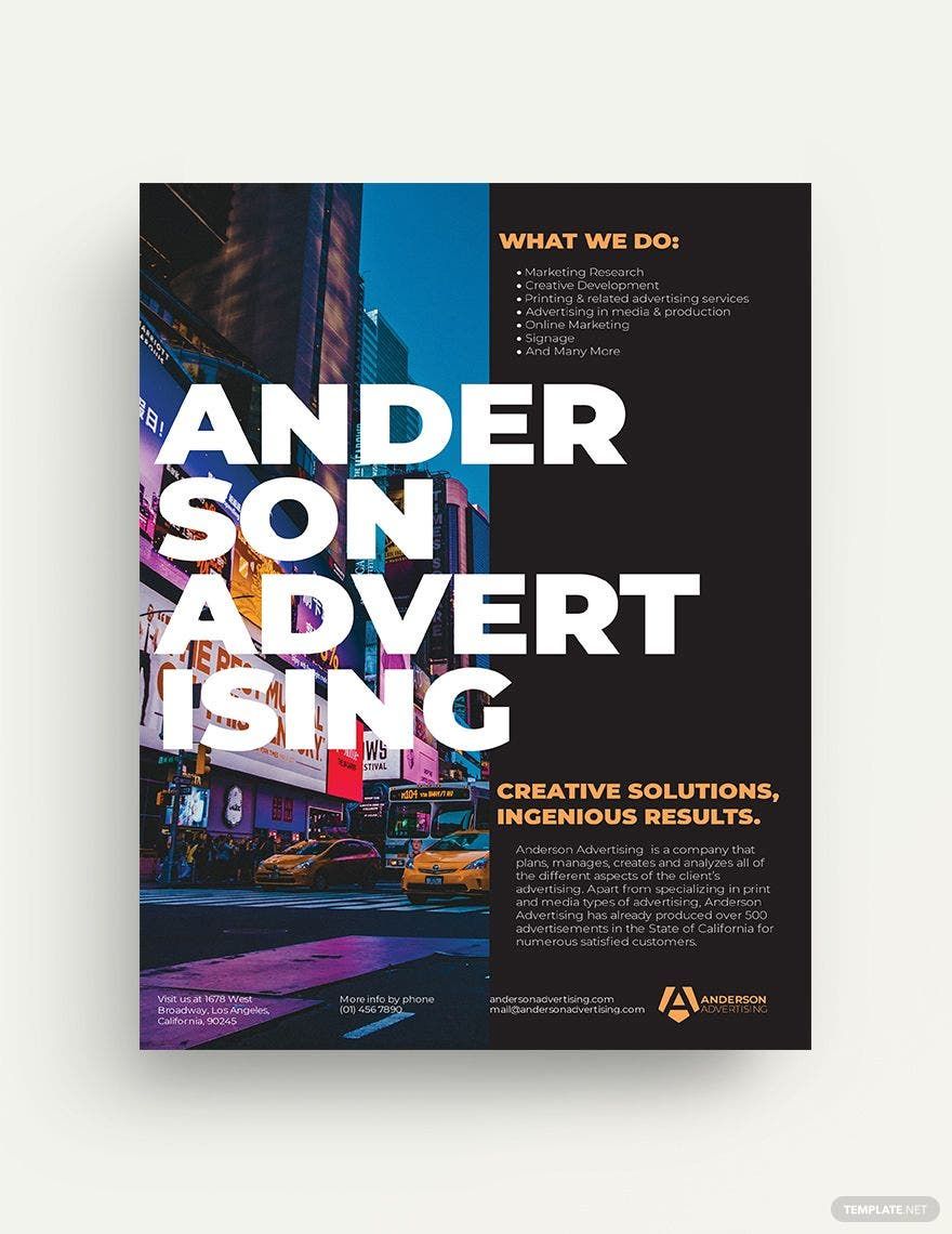 Advertising agency Flyer Template