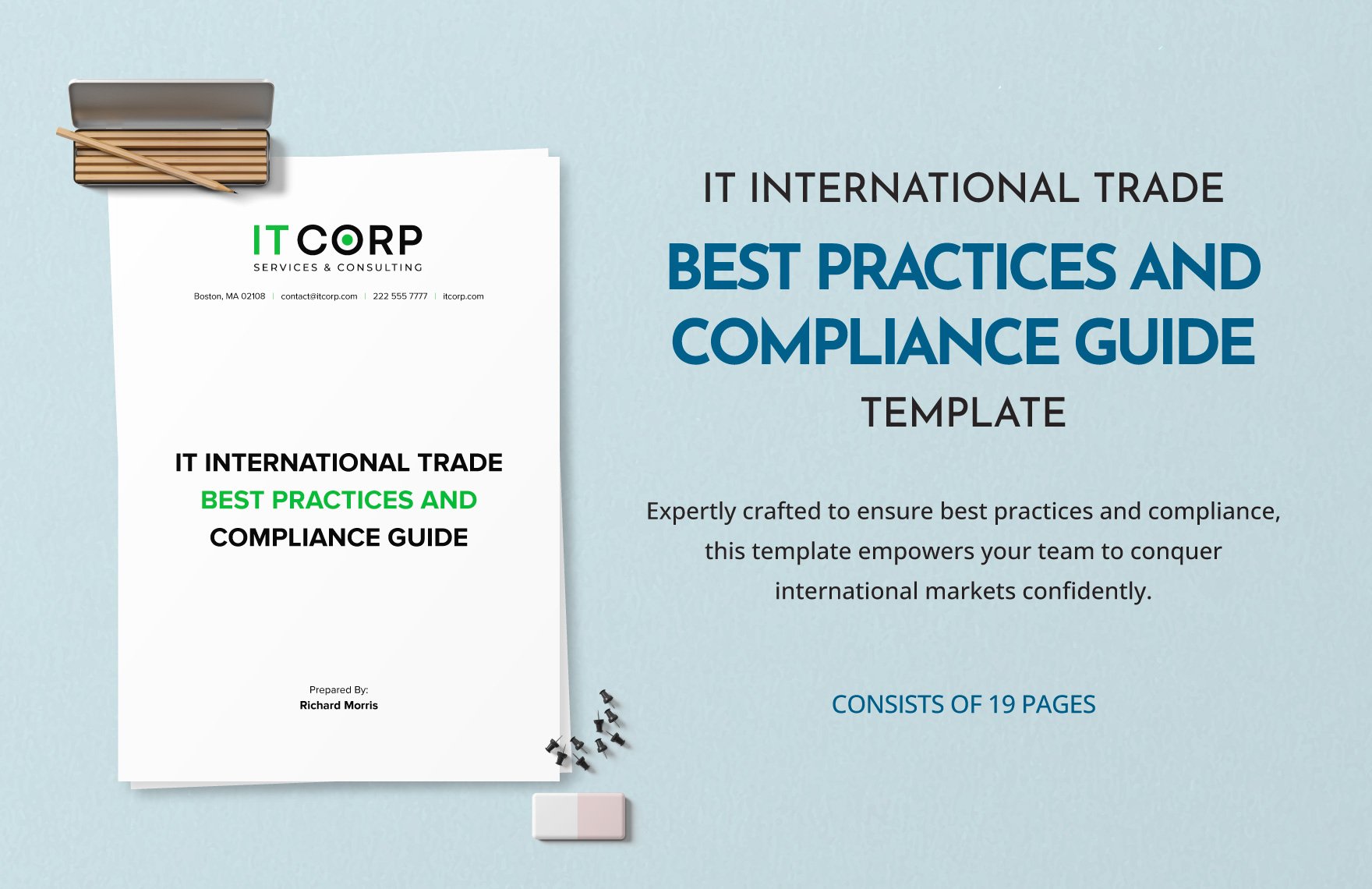 IT International Trade Best Practices and Compliance Guide Template