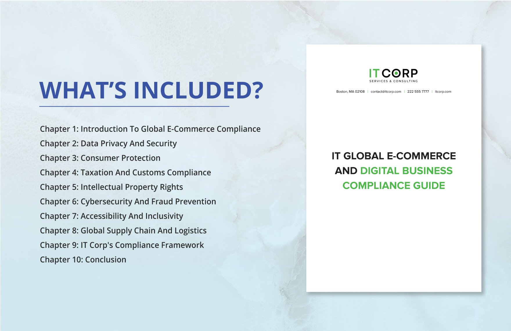 IT Global E-Commerce And Digital Business Compliance Guide Template