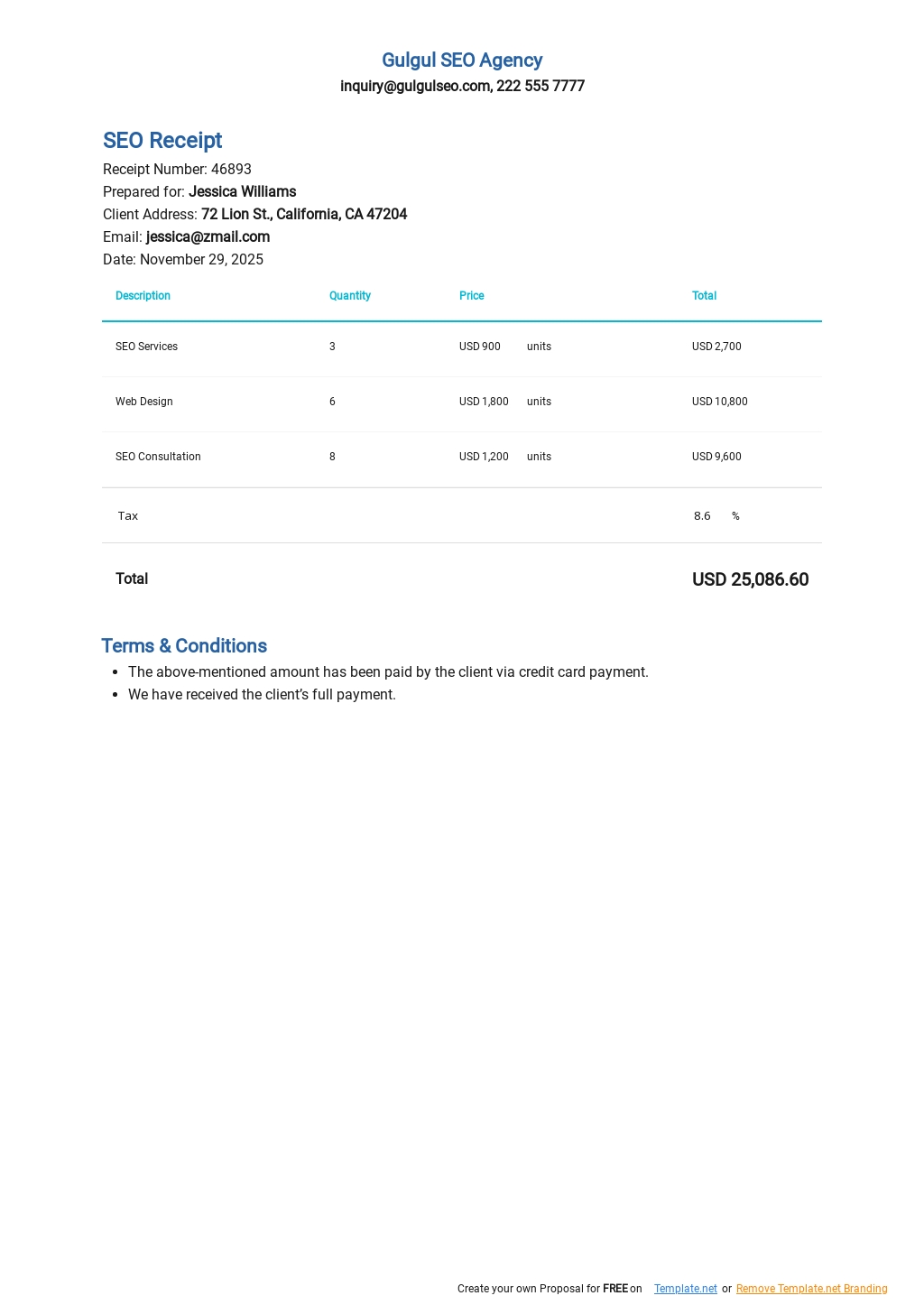 Download Free Receipt Template In Adobe Photoshop Psd Template Net