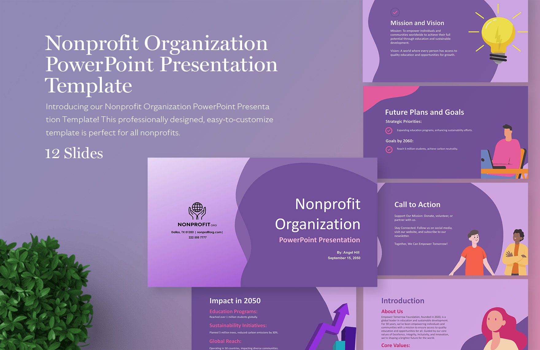 Nonprofit Organization PowerPoint Presentation Template