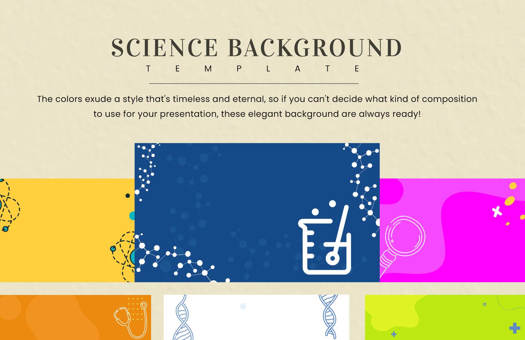 Free Science Background Template