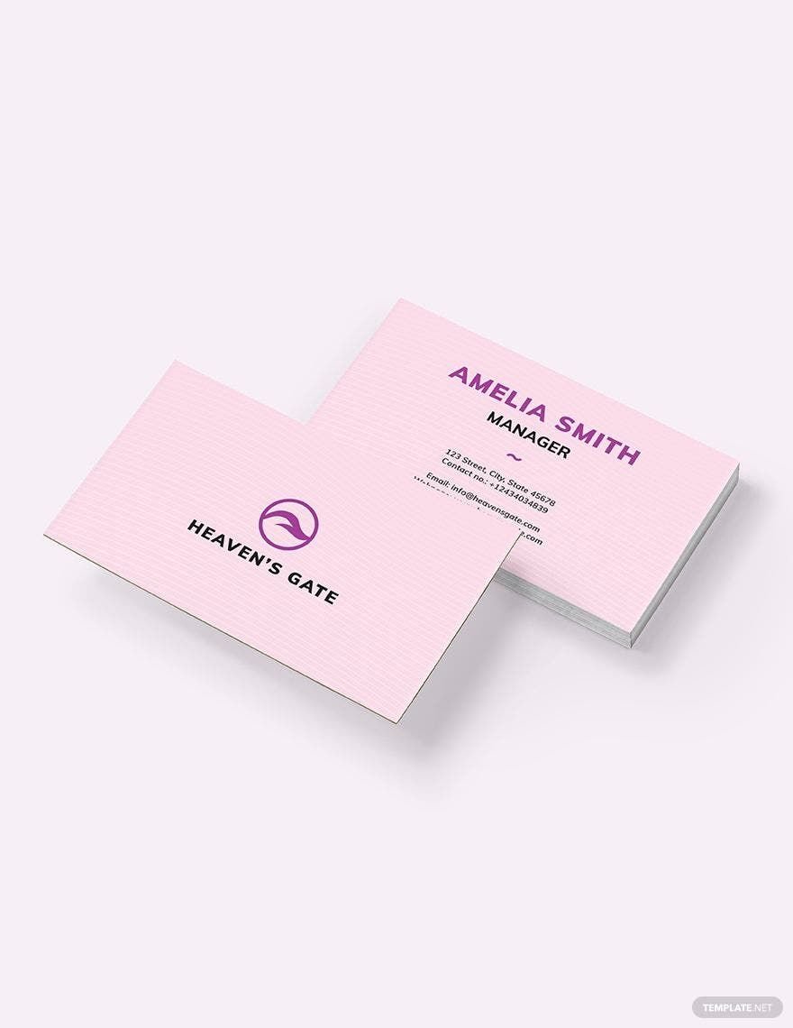 Massage Business Card Template