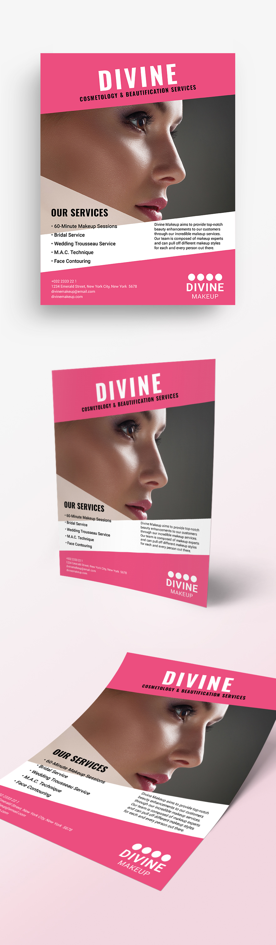 Image 8 for Makeup Artist Flyer Template Free