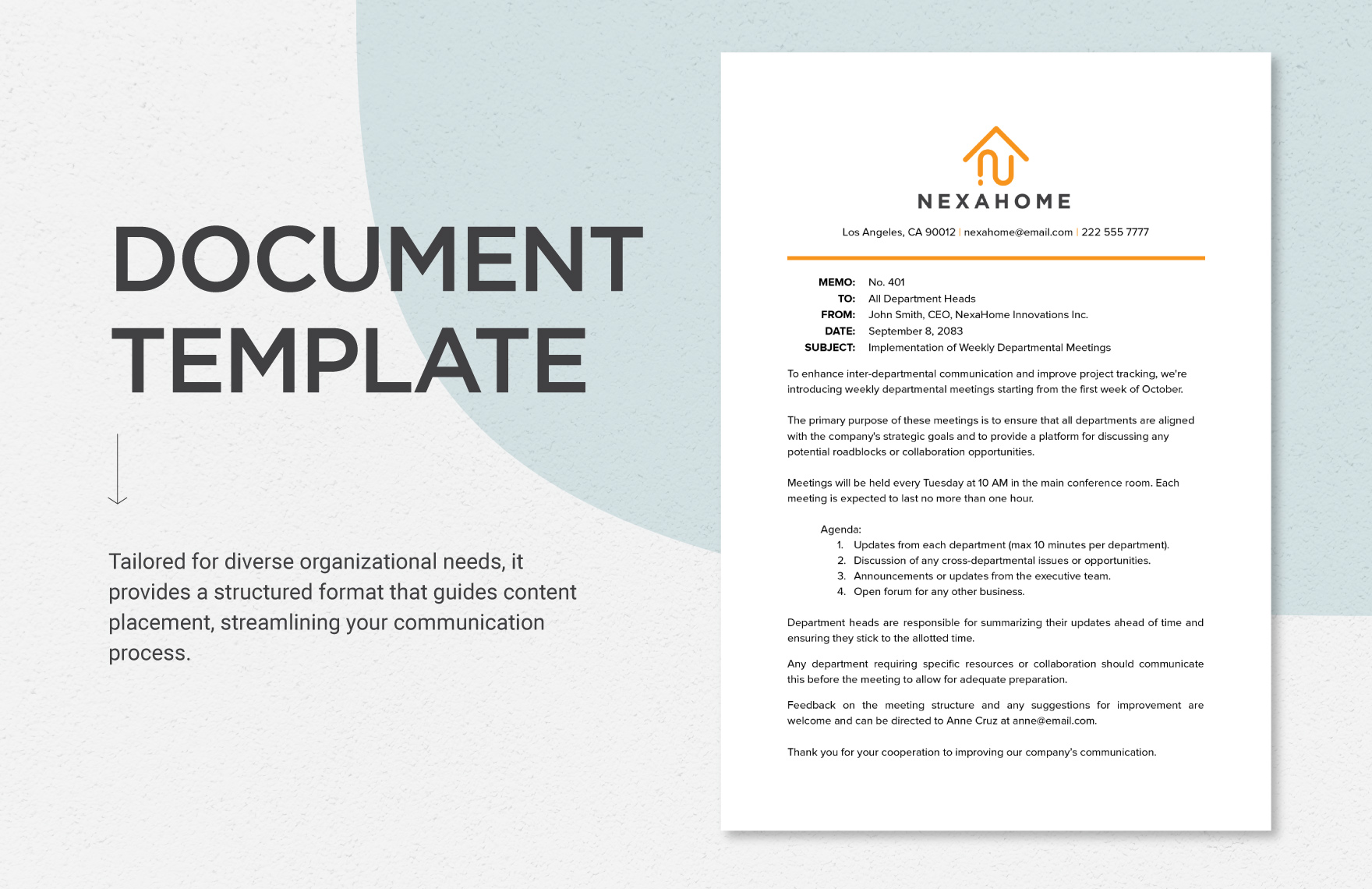 Free Document Template