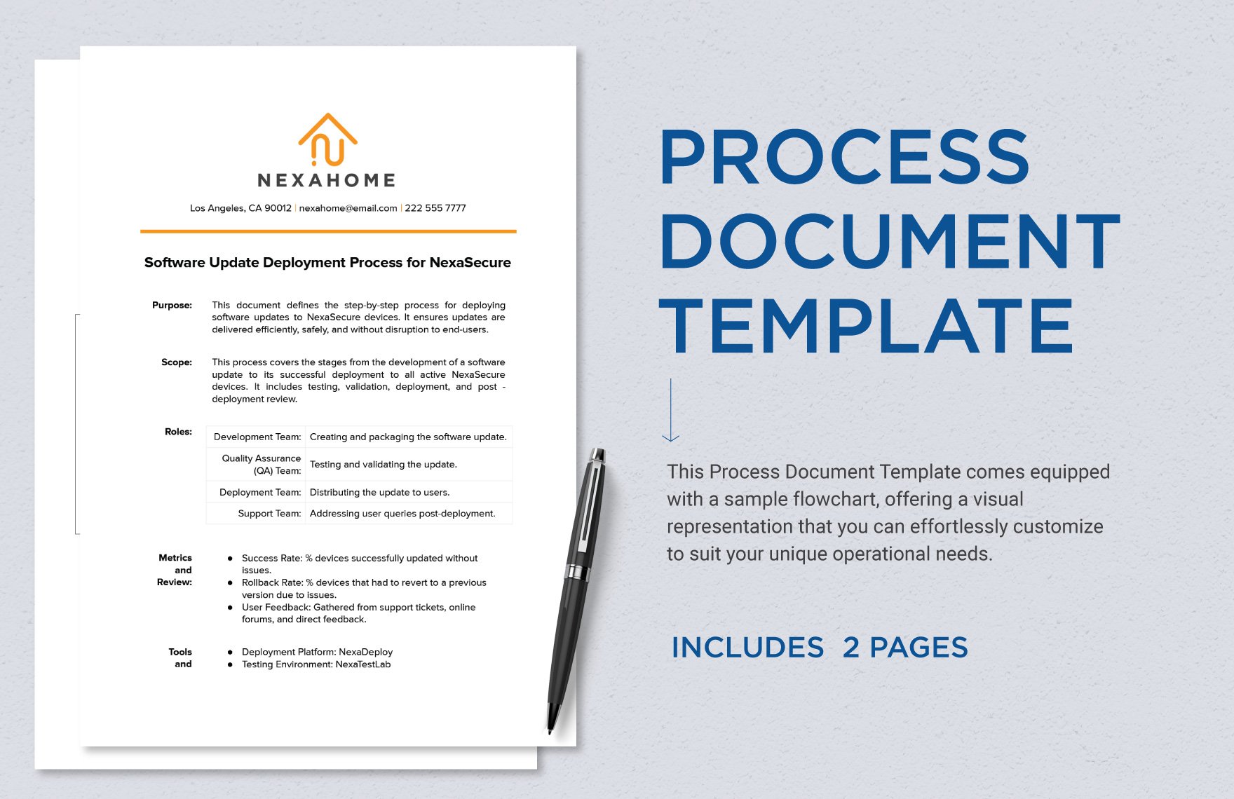 Free Process Document Template Download In Word Google Docs PDF 