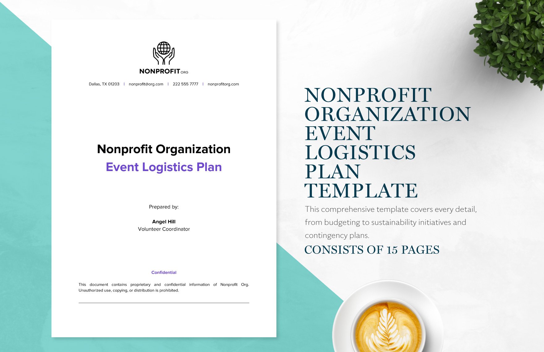Nonprofit Organization Event Logistics Plan Template