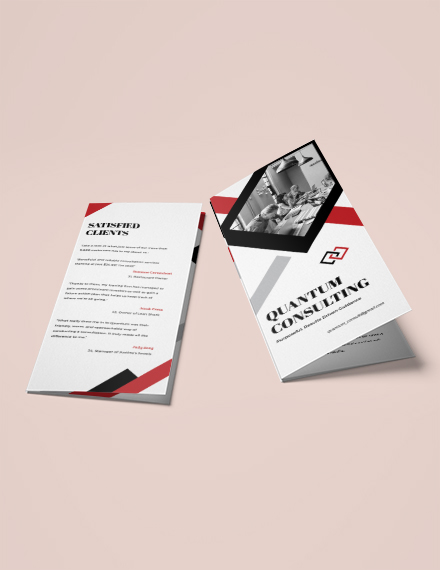 Consulting Tri Fold Brochure Download